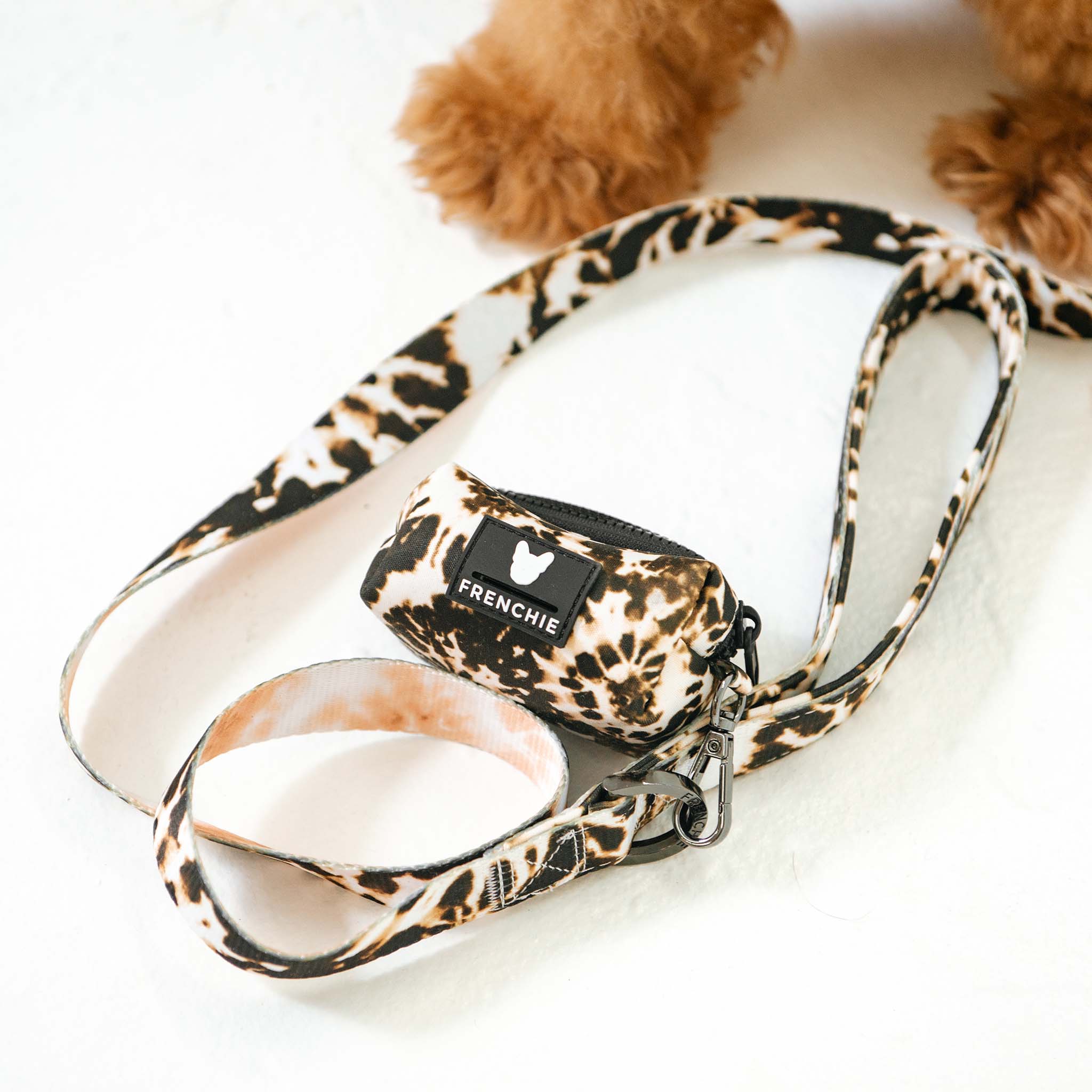 Frenchie Comfort Leash - Earthy Tie Dye - Image 4
