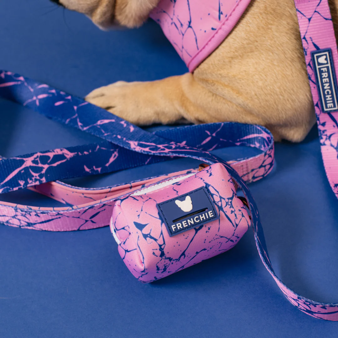 Frenchie Comfort Leash - Pink Marble - Image 2