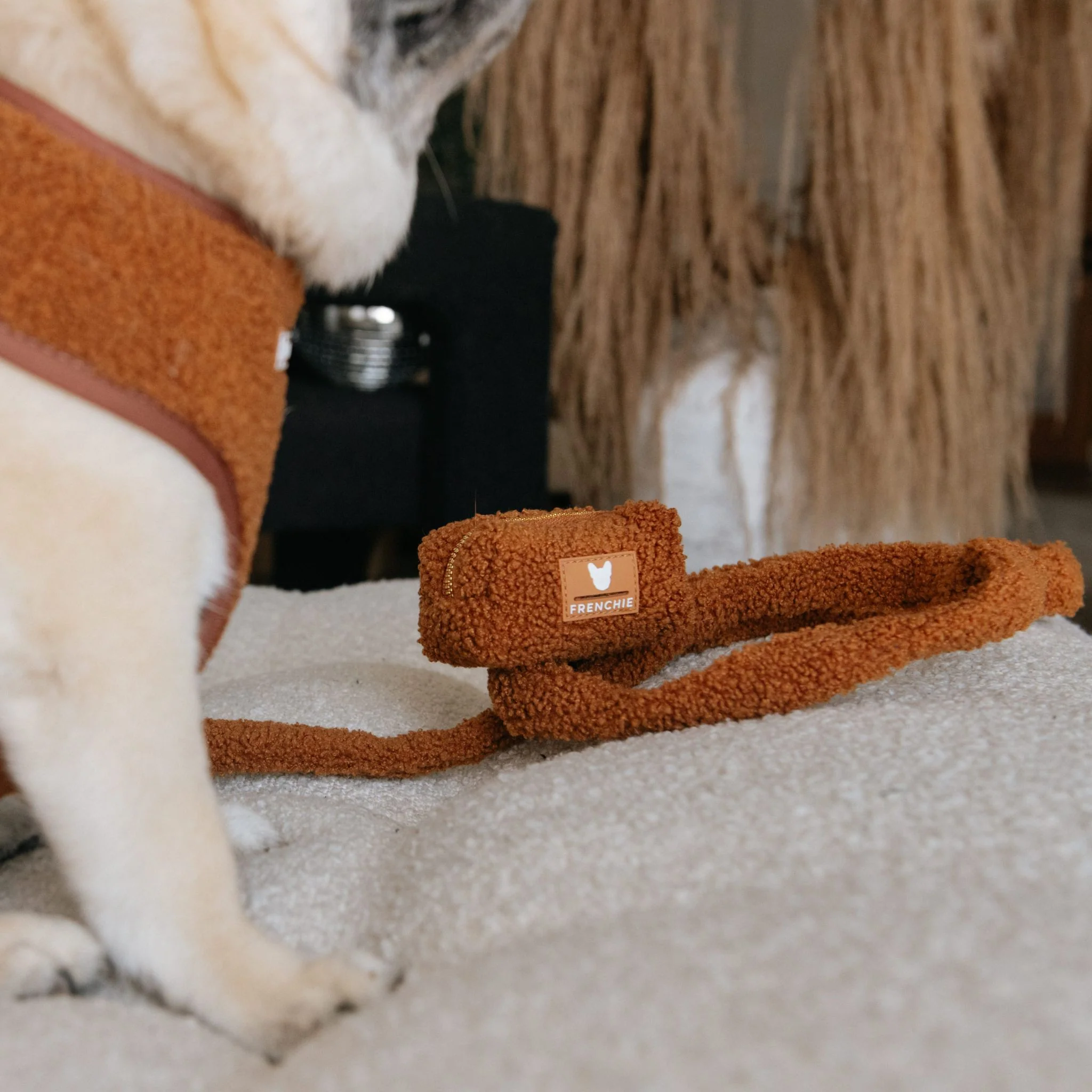 Frenchie Comfort Leash - Teddy Brown - Image 3
