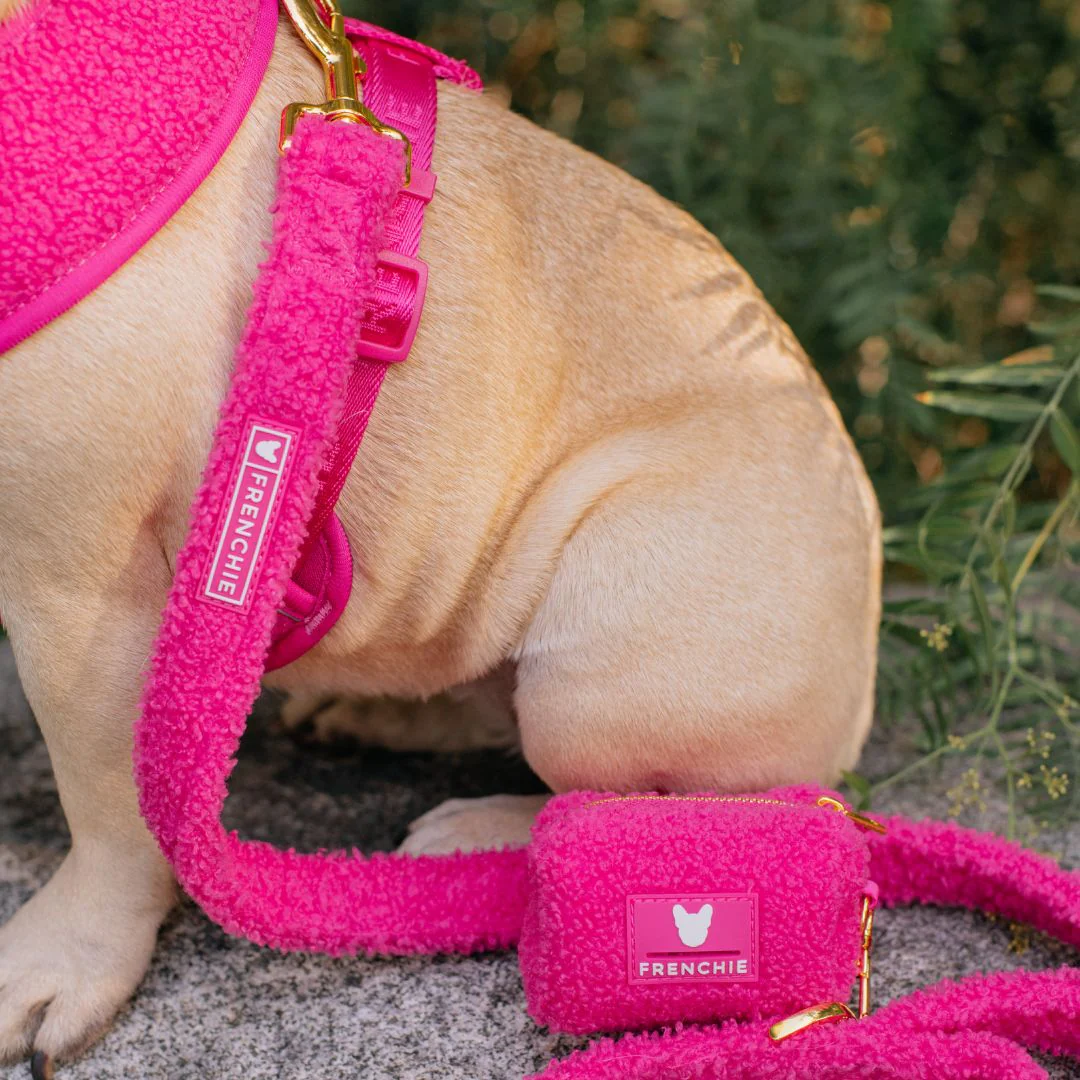 Frenchie Comfort Leash - Teddy Hot Pink - Image 4