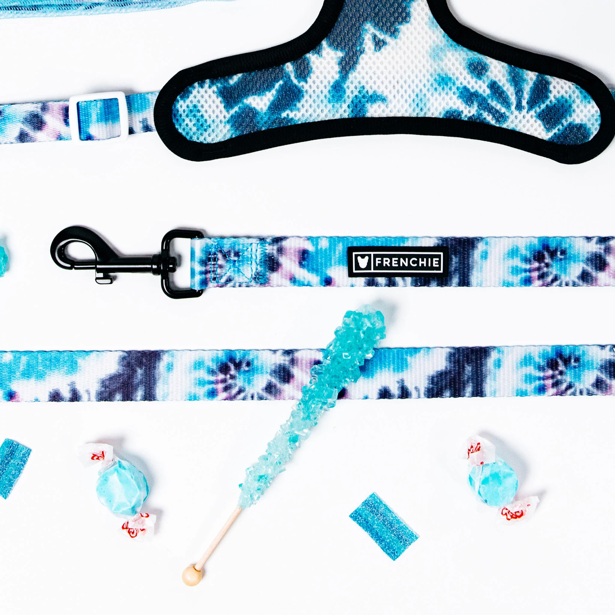 Frenchie Comfort Leash - Trippy Tie Dye - Image 8