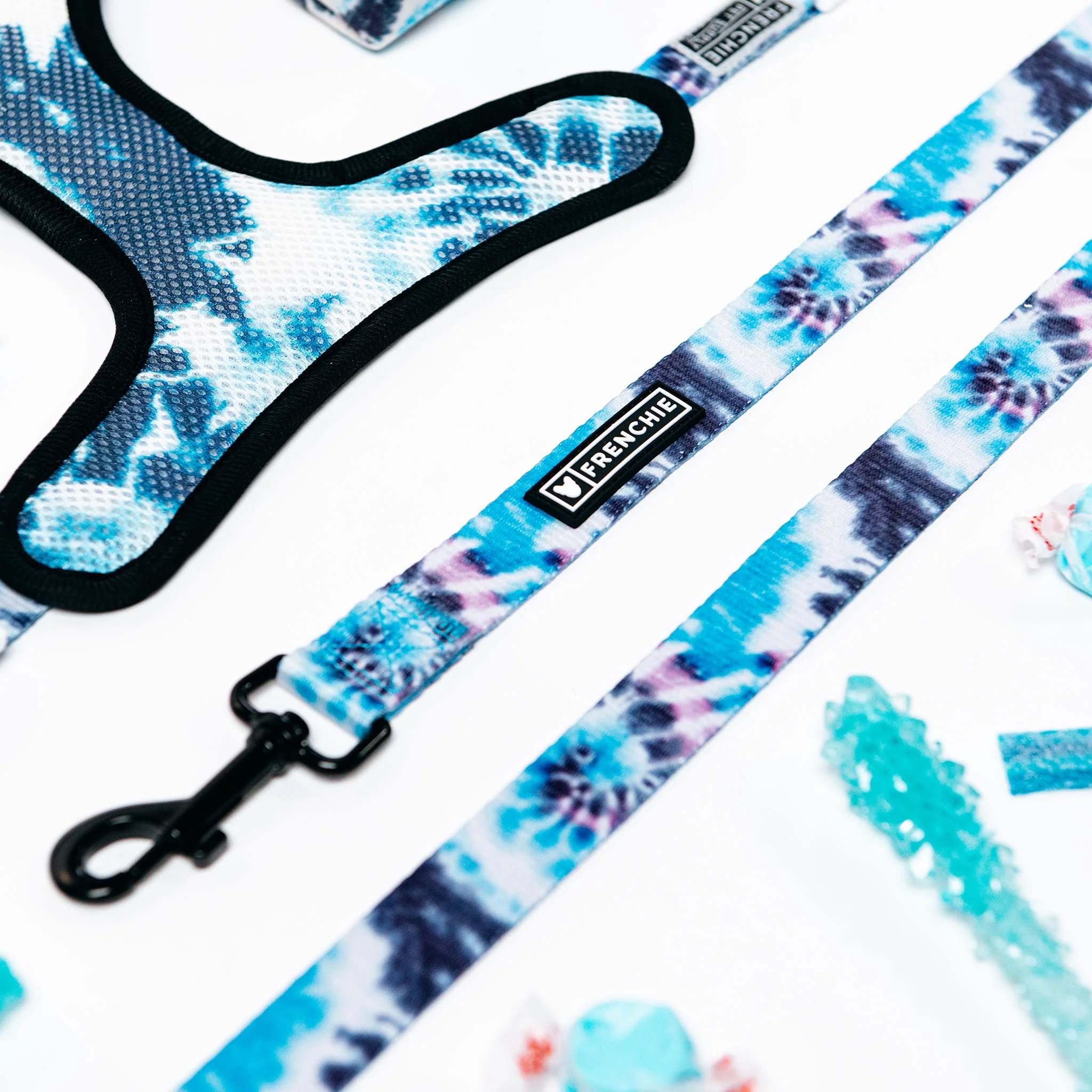 Frenchie Comfort Leash - Trippy Tie Dye - Image 9