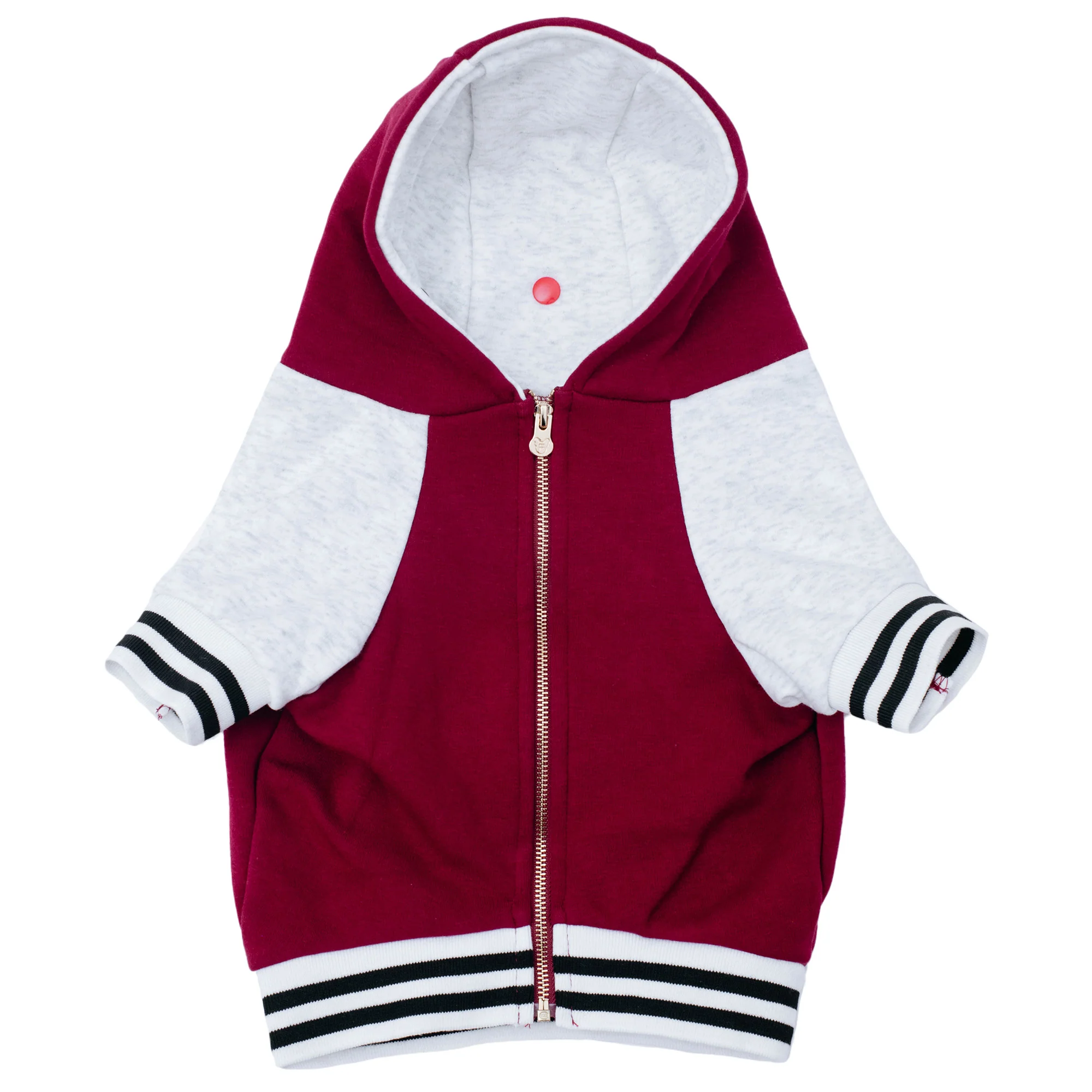 Frenchie Dog Hoodie - Ruby Varsity - Image 3