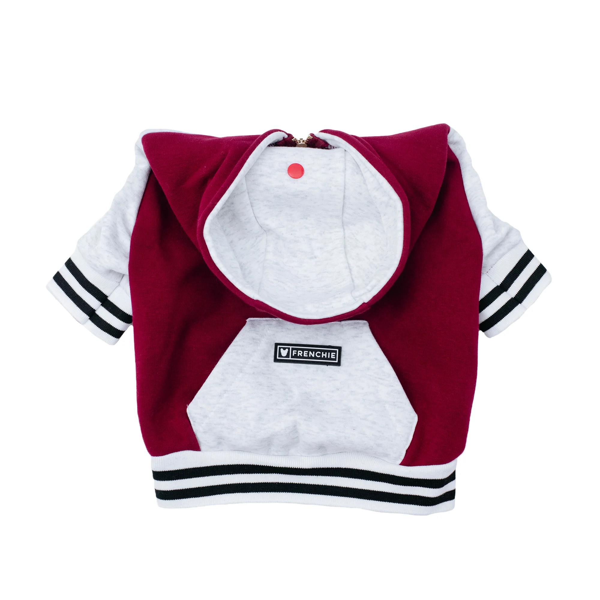 Frenchie Dog Hoodie - Ruby Varsity - Image 8