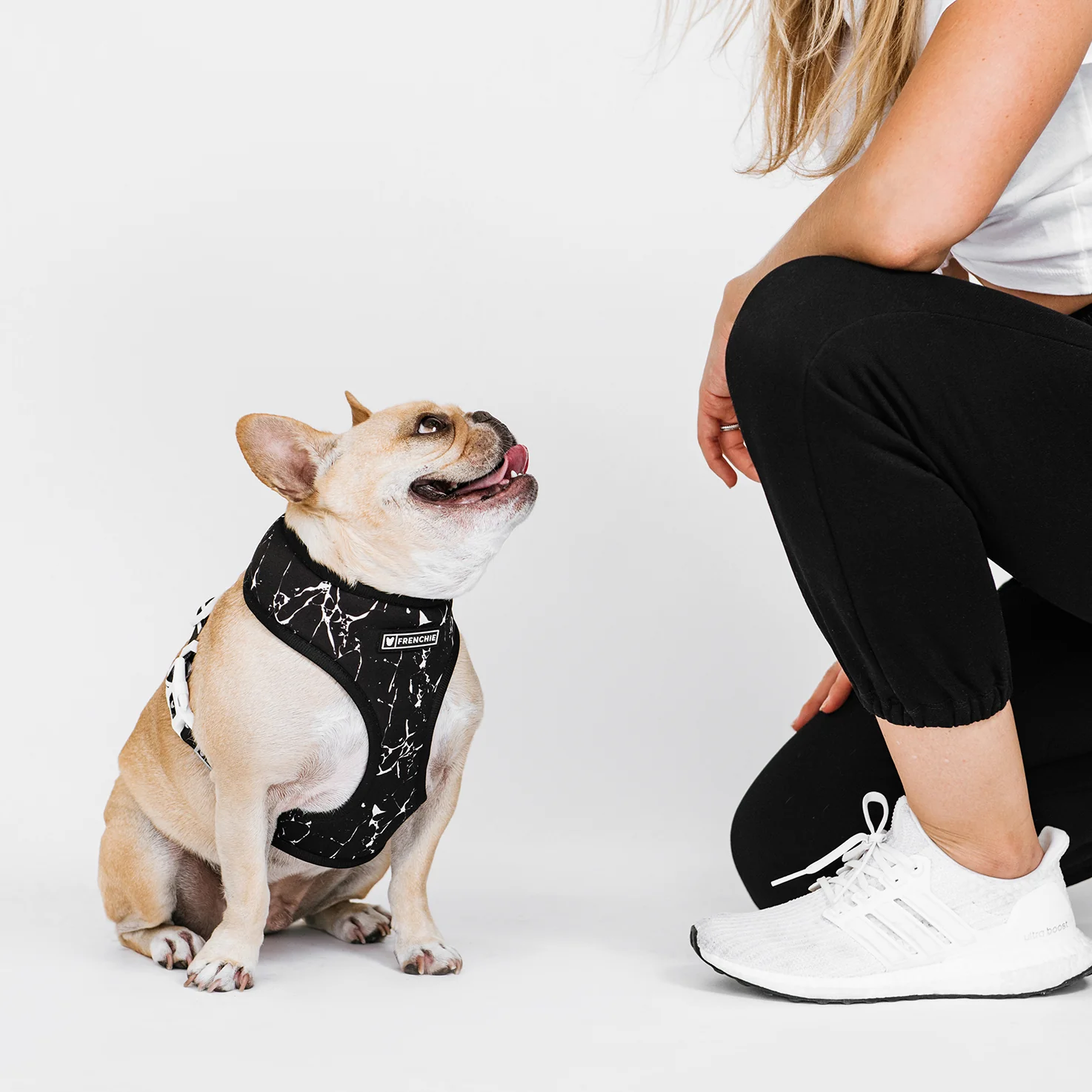 Frenchie Duo Reversible Harness - Black Marble - Image 4