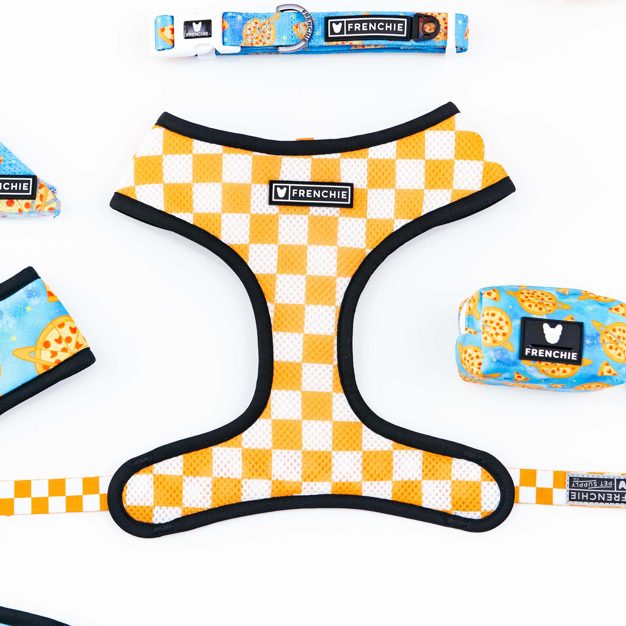 Frenchie Duo Reversible Harness - Galaxy Pizza - Image 10