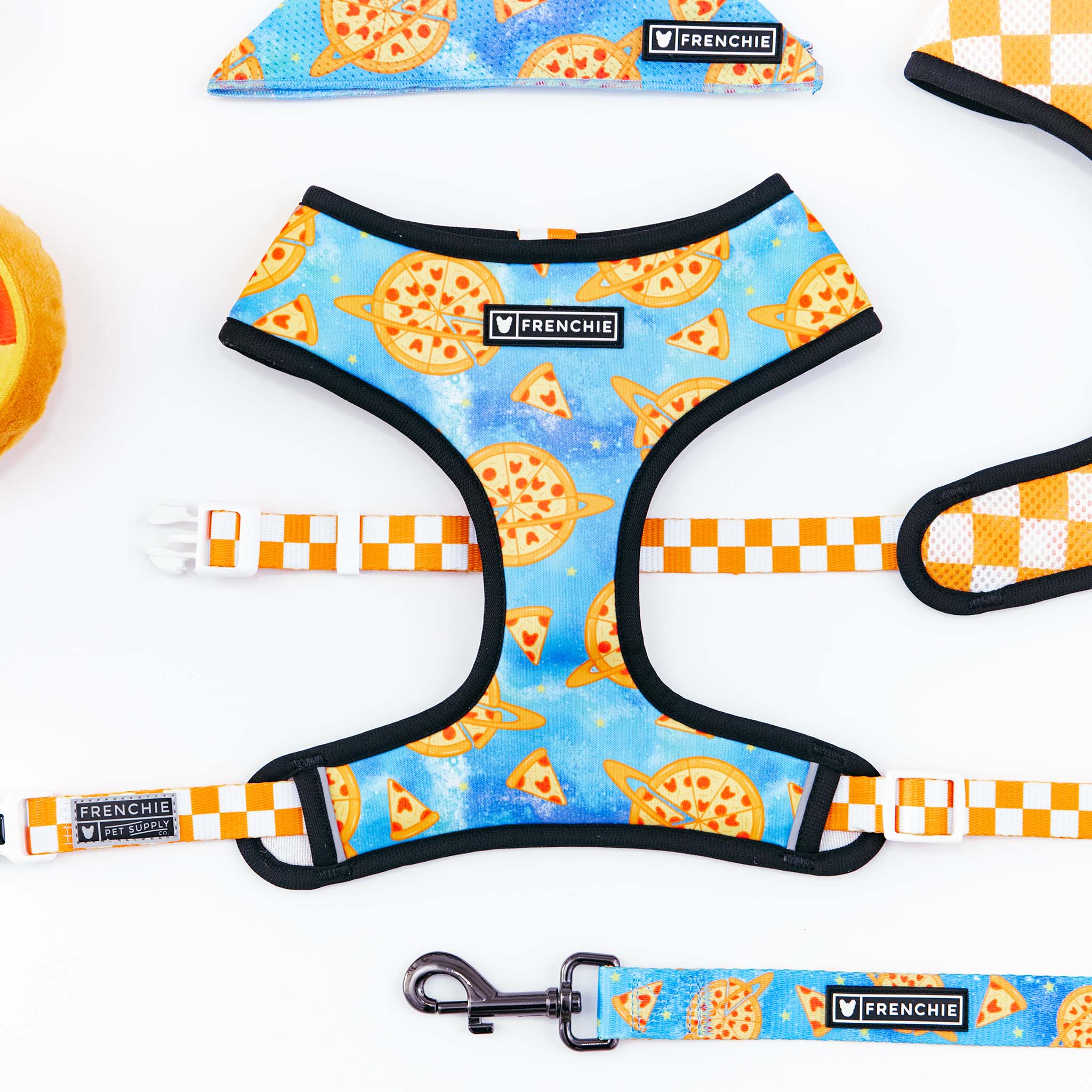 Frenchie Duo Reversible Harness - Galaxy Pizza - Image 11