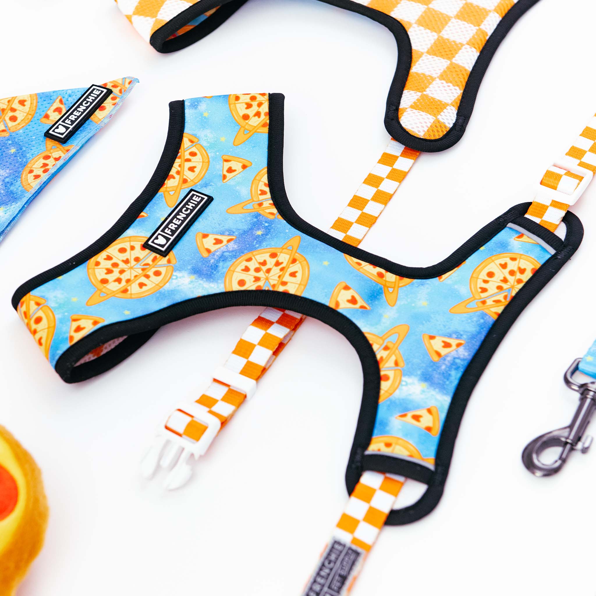 Frenchie Duo Reversible Harness - Galaxy Pizza - Image 12