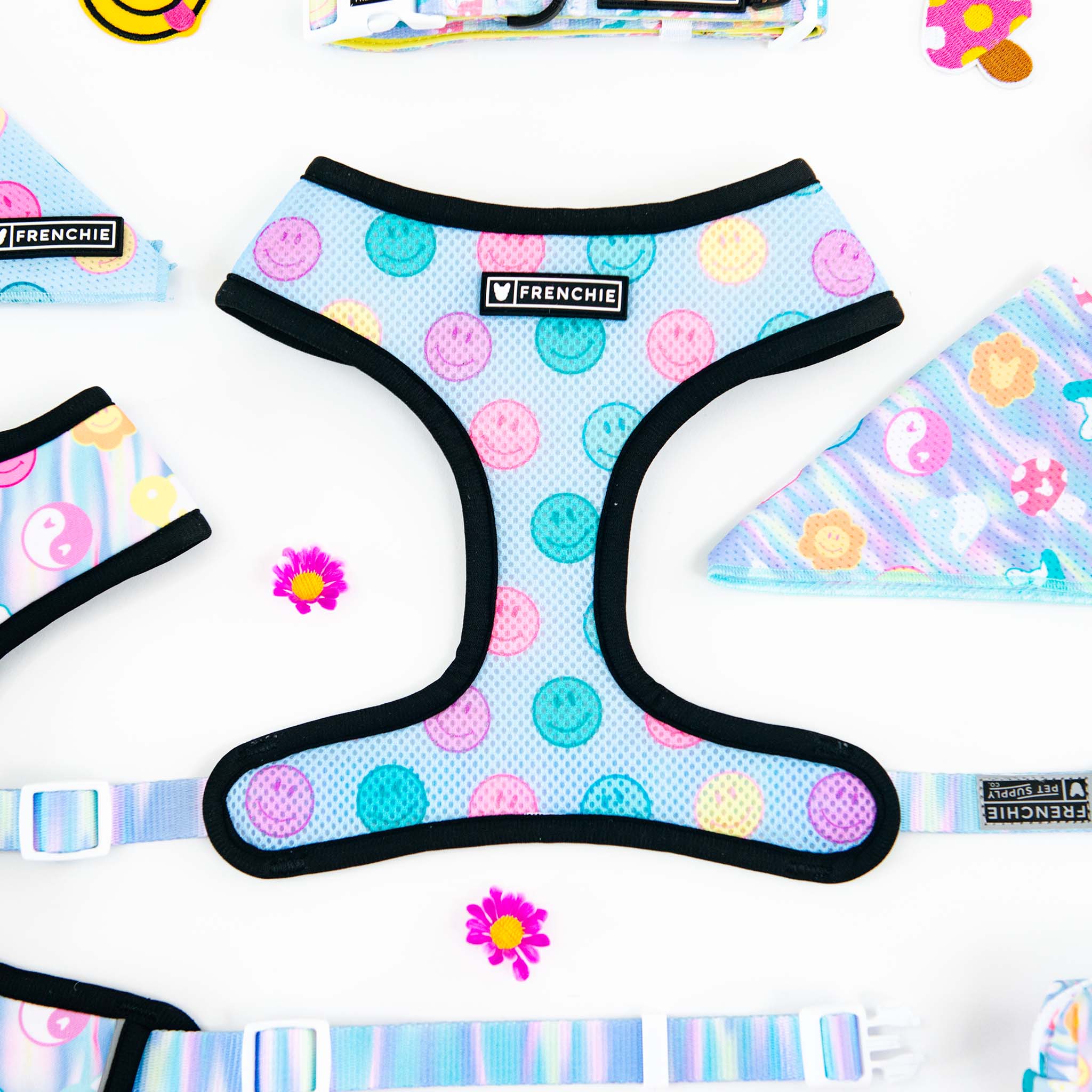 Frenchie Duo Reversible Harness - Good Vibes - Image 12