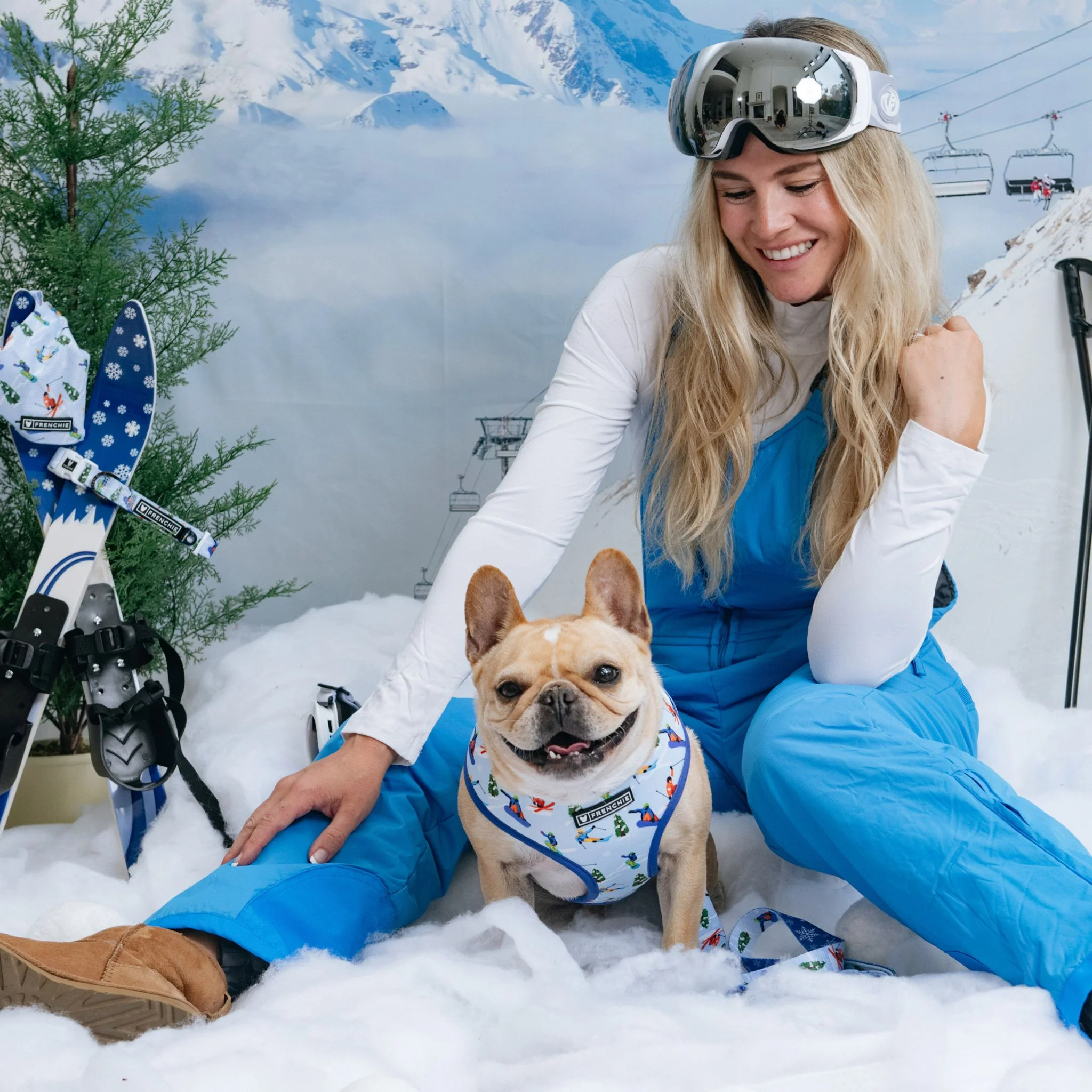 Frenchie Duo Reversible Harness - Ski Club - Image 6