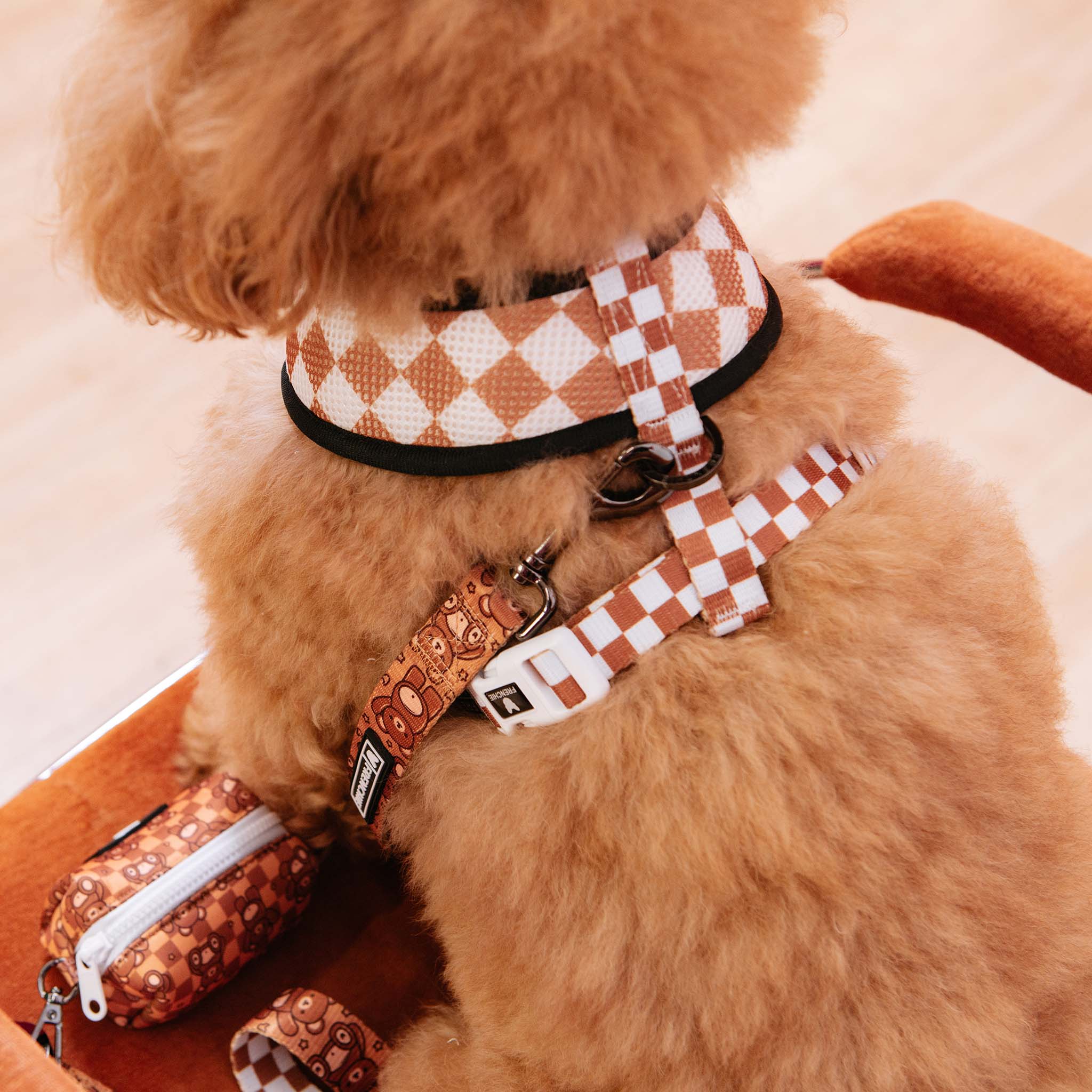 Frenchie Duo Reversible Harness - Teddy Bear - Image 9