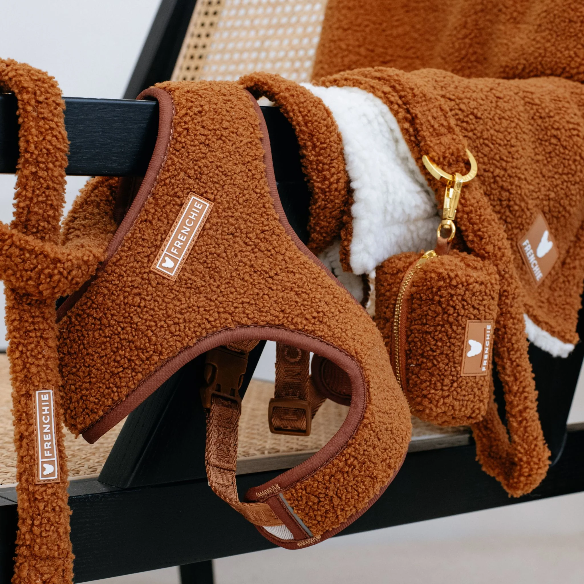 Frenchie Duo Reversible Harness - Teddy Brown - Image 15