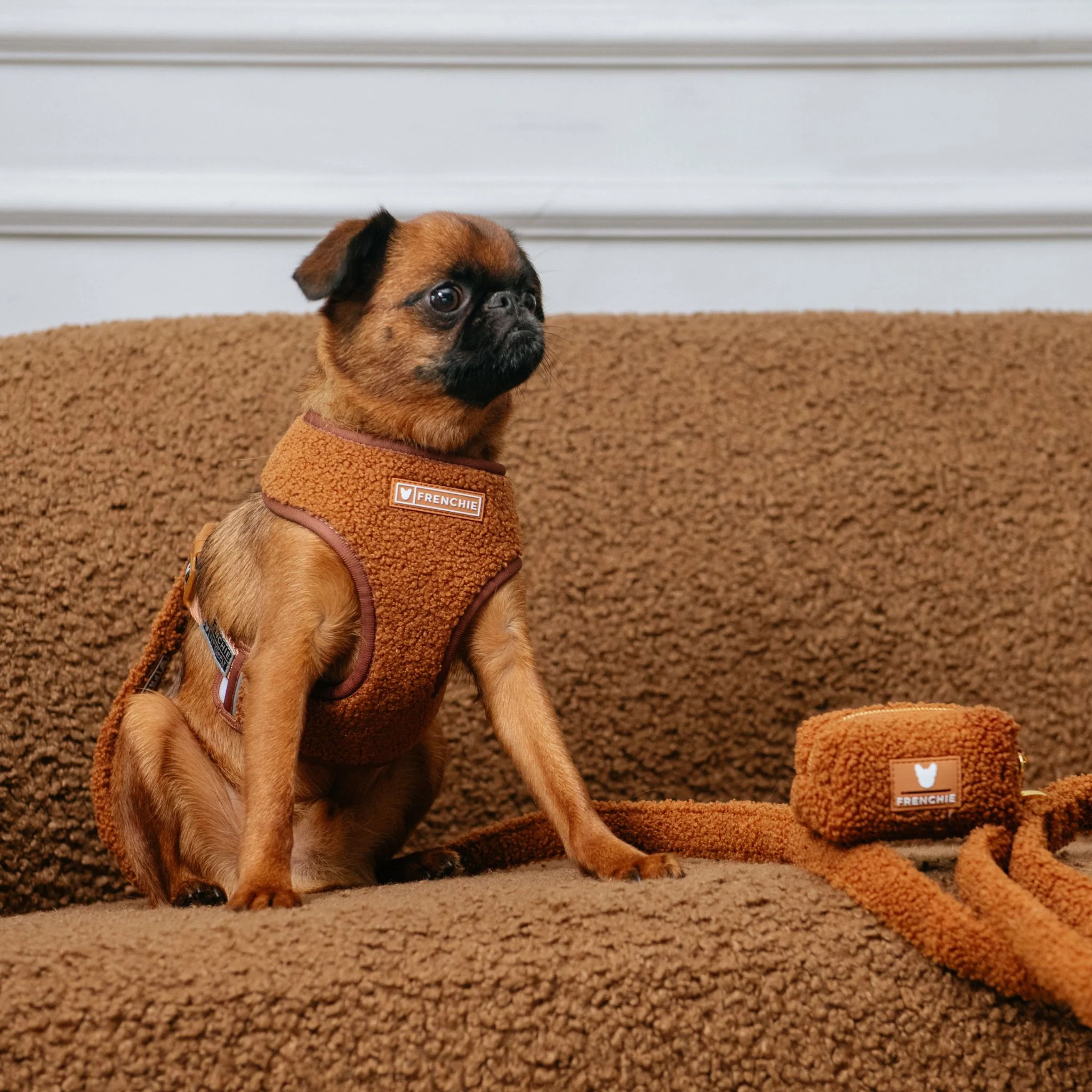 Frenchie Duo Reversible Harness - Teddy Brown - Image 9