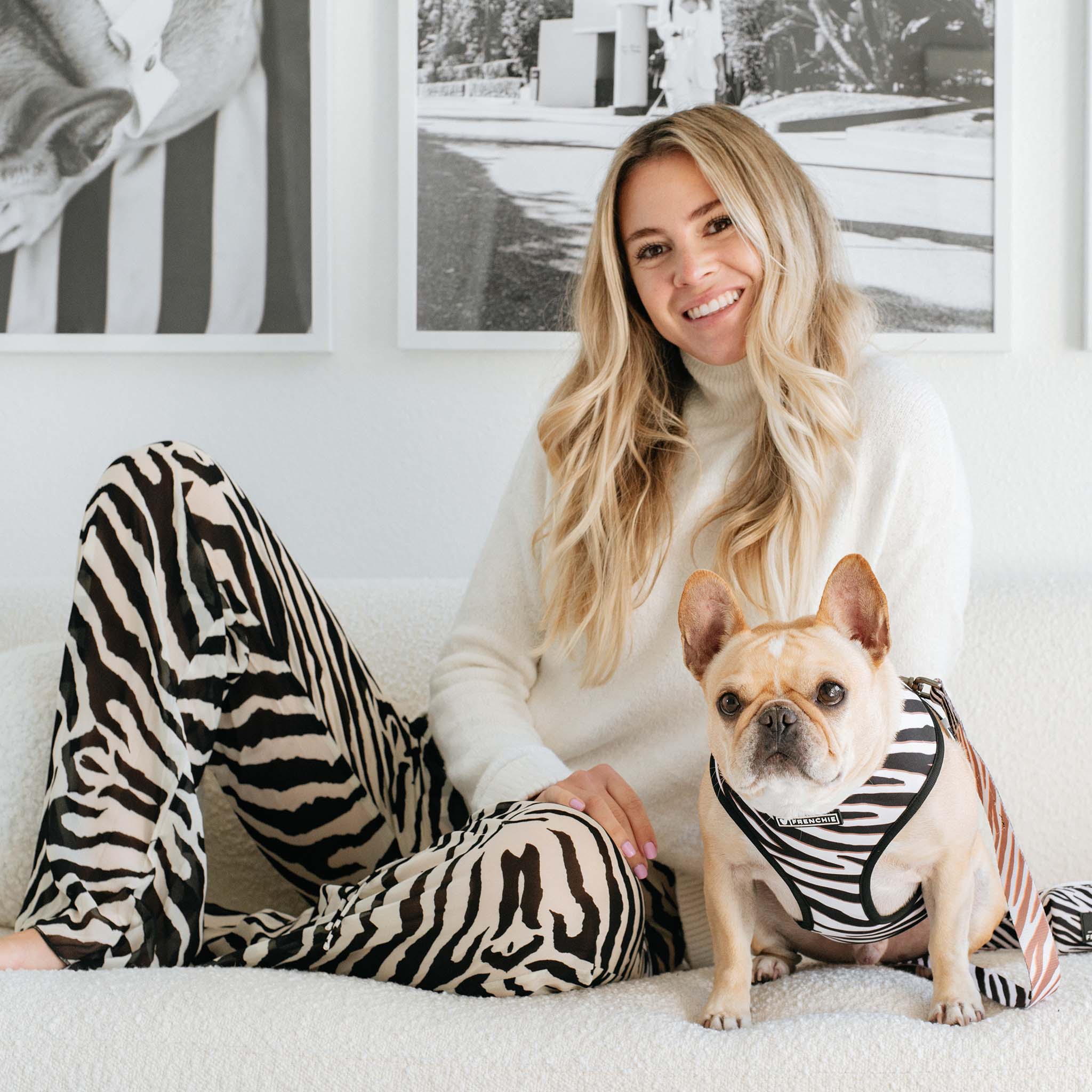 Frenchie Duo Reversible Harness - Zebra - Image 4