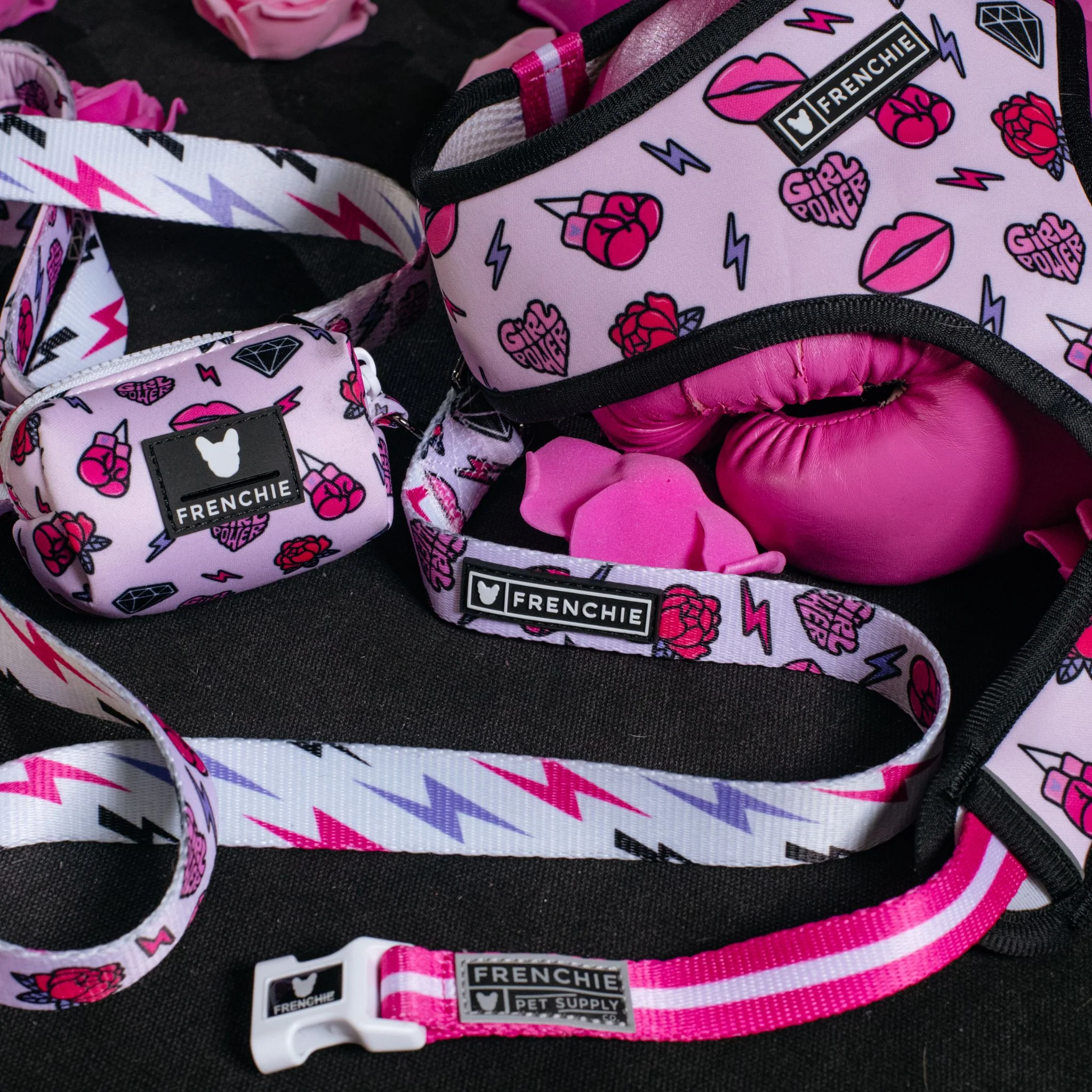 Frenchie Poo Bag Holder - Girl Power - Image 3