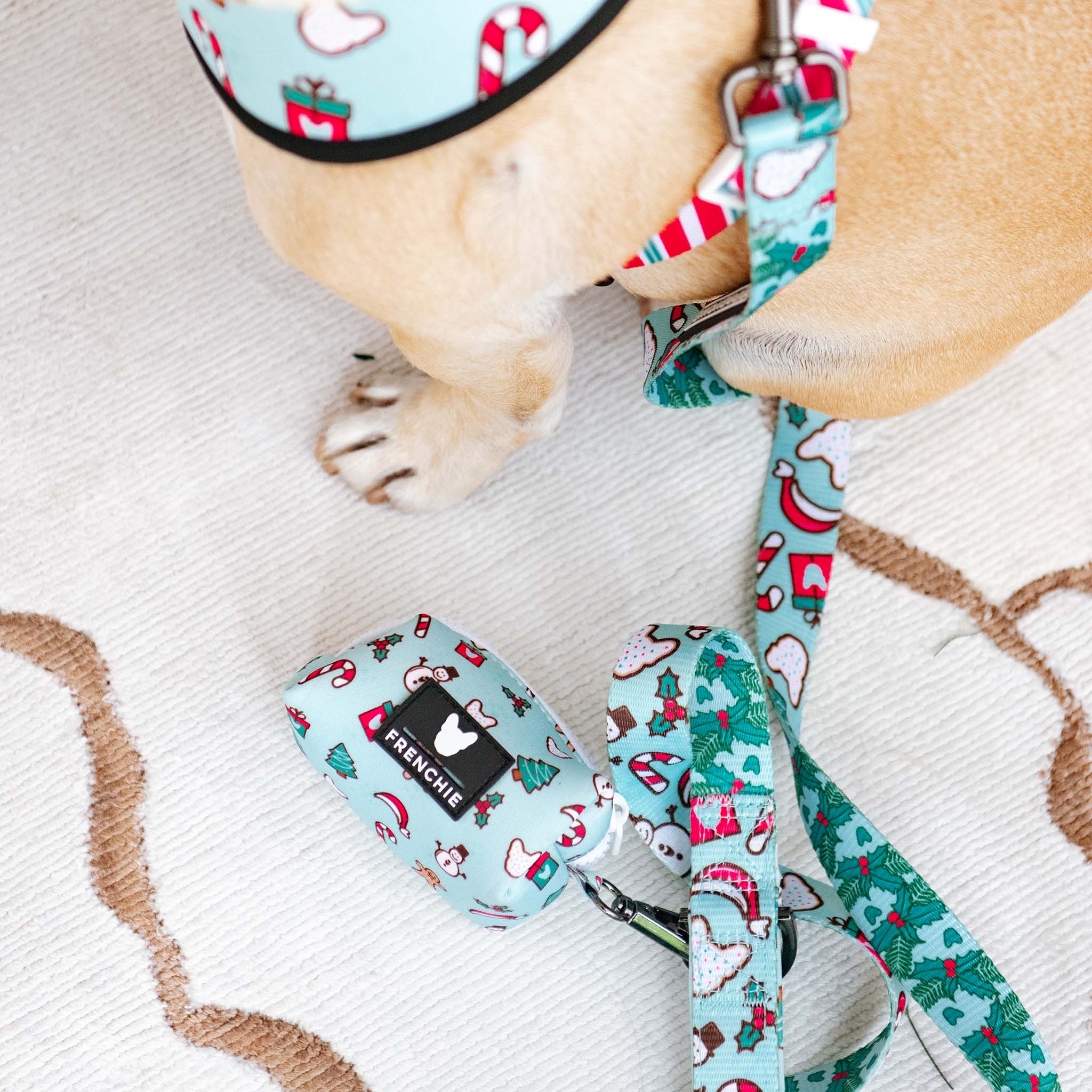 Frenchie Poo Bag Holder - Mistletoe - Image 3