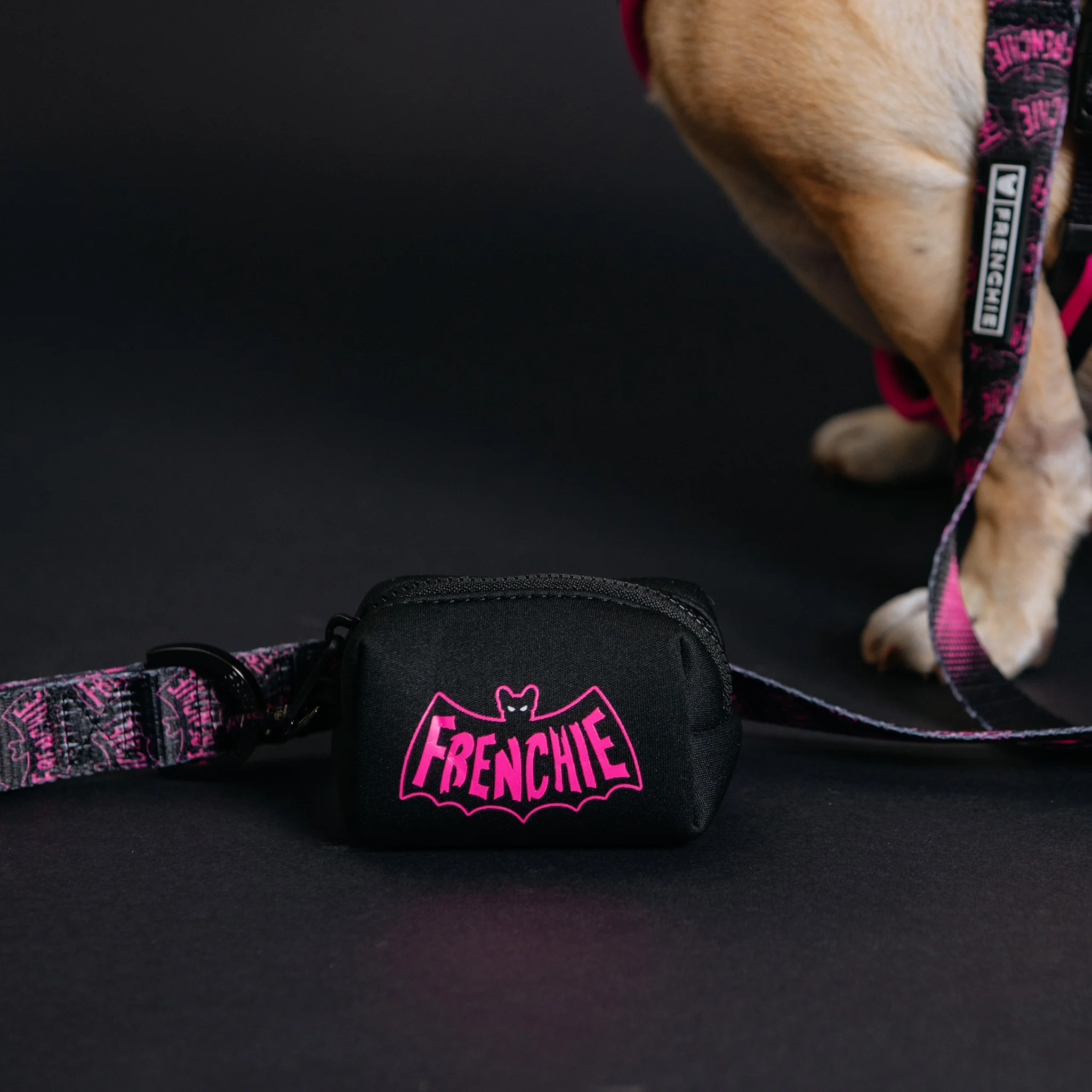 Frenchie Poo Bag Holder - Super Pig (Pink) - Image 4