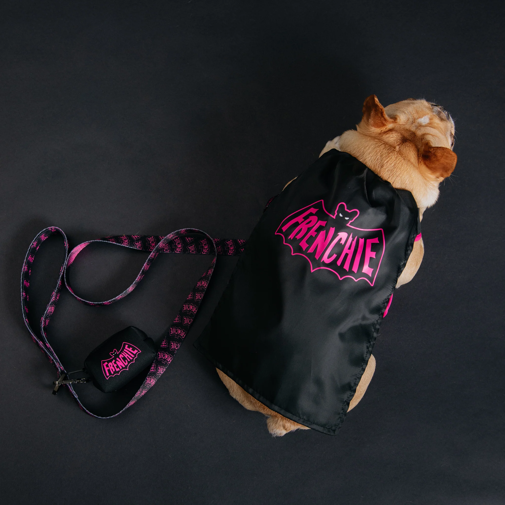 Frenchie Poo Bag Holder - Super Pig (Pink) - Image 5